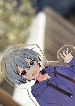 何か呟いてる(   ᐕ)