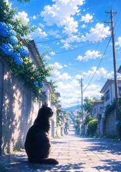 黒猫少女の見る景色