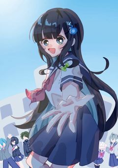 雨上がりの交差する虹