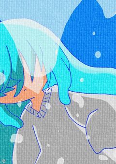 溶ける泡の中で_______