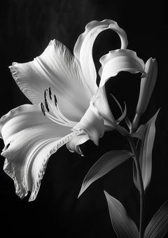 ロ ー ズ マ リ ー と ユ リ の 花