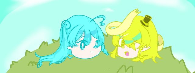 イエローリボン&ウォータースケッチ@アストロボット楽しいさんの壁紙画像