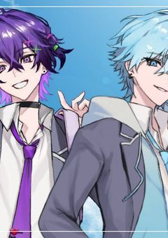 頼れるリーダーとその相方【天才】、拾いました。【💫💜‪️🩵ver.】