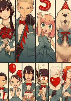 スパイファミリー  日常創作🌈 💕🎶