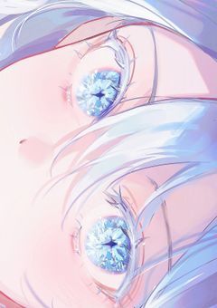 透明な世界が虹色に変わった