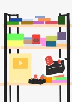 お絵描き部屋