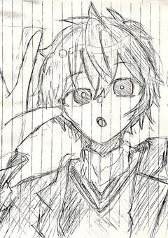 イラスト描いてる部屋
