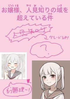 お嬢様、人見知りの域を超えている件。
