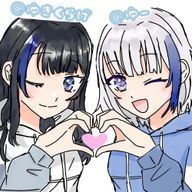 雪海月 #リア友とペア画さんのアイコン画像