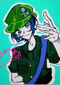 【創作部屋】緑と赤と紫と黒と紺