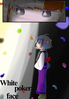 White poker face
