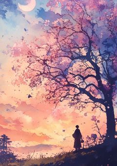 桜の木の下でまた 、