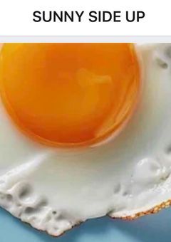 SUNNY SIDE UP
