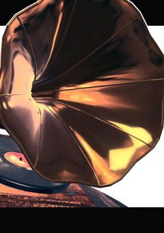 ➴ 　古びた蓄音機から