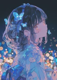  天を 仰ぐ＿弱きを 想ひて 。〖鬼滅の刃〗