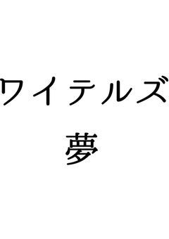 ワイテルズ夢小説