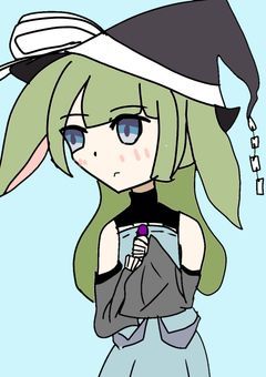 魔法使いお嬢様言葉うさぎ……設定盛りすぎたかな……w(配信部屋ですわ〜!
