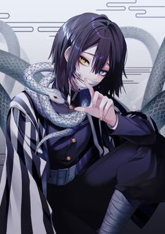 鬼滅の刃 DINING ダイニング ワールドツアー B2原画ポスター 伊黒 鬼滅の【