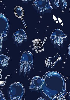 数百年生きる海月は暇を持て余す．