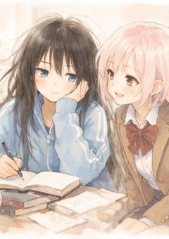 陰キャ小説家と陽キャ絵師が神作を作る話。