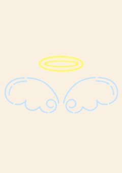 1人の天使と4人の人間