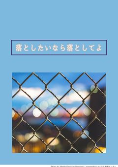 落としたいなら落としてよ