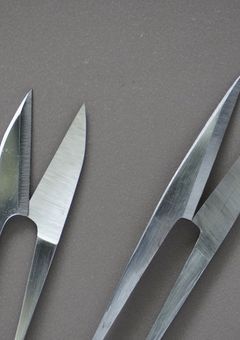 鋏 を 片 手 に 一 生 懸 命