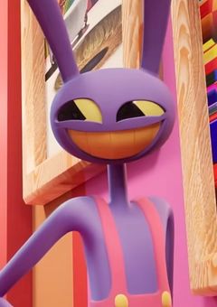 紫うさぎに好かれすぎて困っている