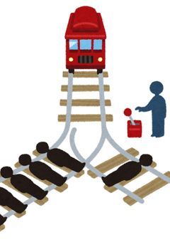 トロッコ問題です。