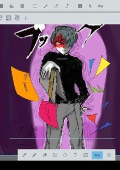 中学生のHUNTER×HUNTERイラスト1年生。るる。見てるか??!!