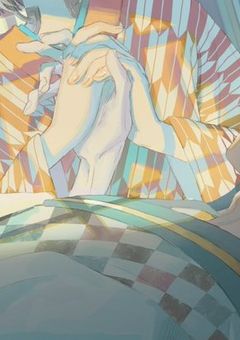 色づく世界、桜の木の下