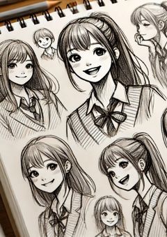 君の笑顔をスケッチして