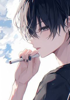 陰キャ男子、裏でタバコを吸っていました