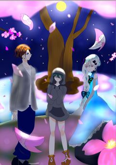 桜並木の向こう側