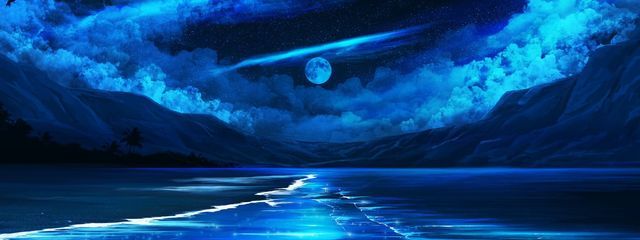 水神しぃ×星天しえるさんの壁紙画像