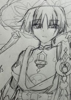 ばにら味のイラストたると