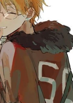  眼鏡の男の子 。