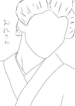 主が書いた線画!!!!
