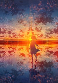 水平線上、斜め15度の曲線を描く。