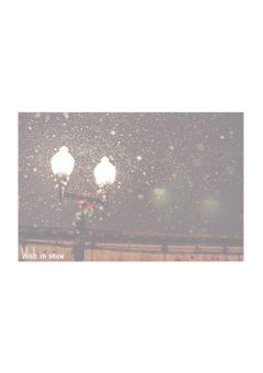 雪に願いを