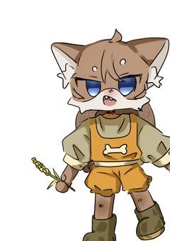 ムギの小麦畑。