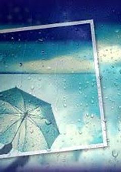 white rain