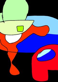 自分のオリキャラはFNF(インポスターmod)の世界に転送されたそうです。