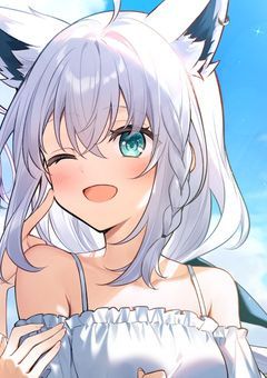 ‐白い狐に恋する夏の花火‐