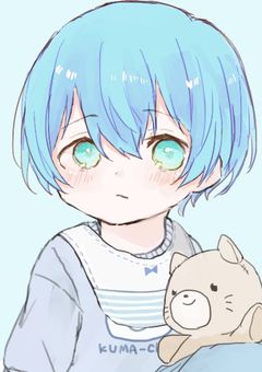 可愛い赤ちゃん(💙)を拾いました