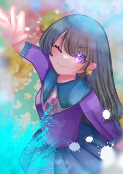 絵を描いてく普通の部屋