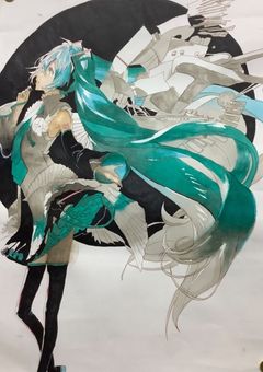 お絵描きしたよって