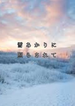 雪あかりに照らされて