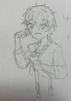 イラストを置く部屋