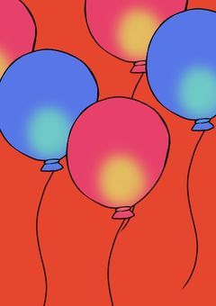 好きなように描いてるよ